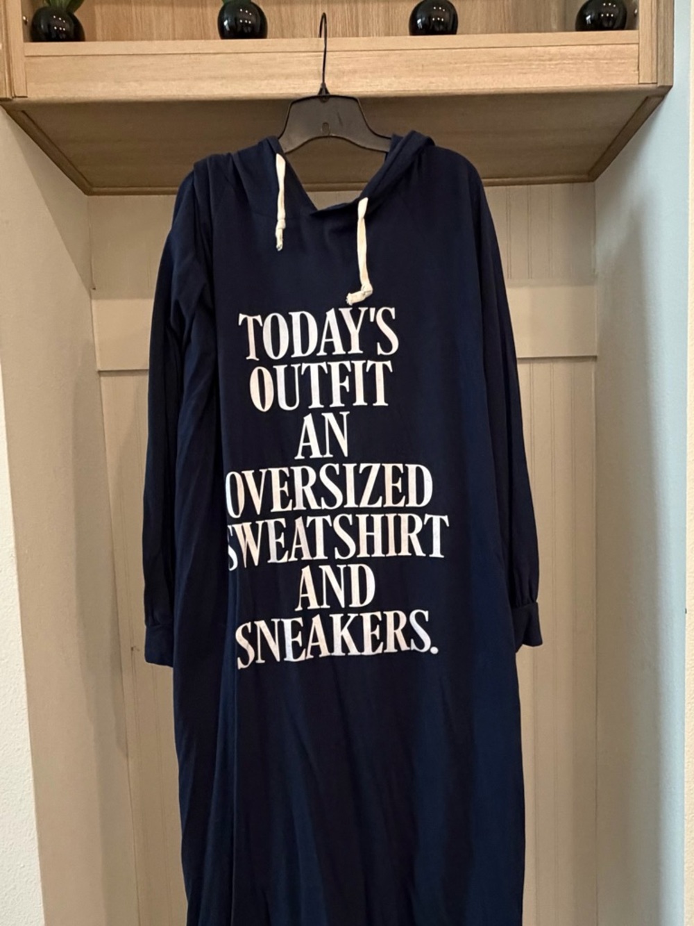 Navy Graphic Dress